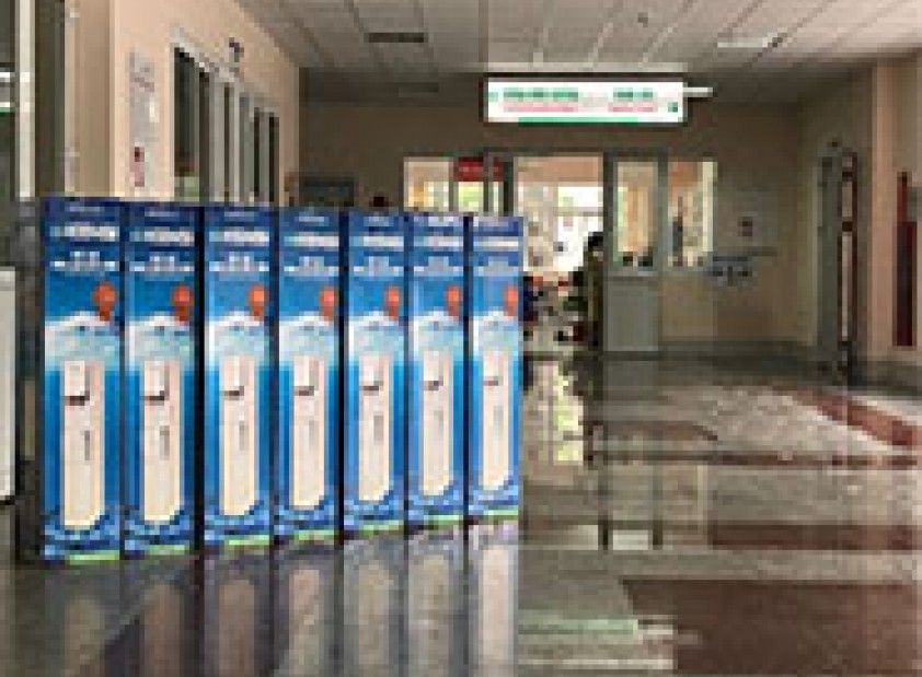 Tekcom thi công, lắp đặt thành công hệ thống máy lọc nước tại bệnh viện đa khoa Đức Giang